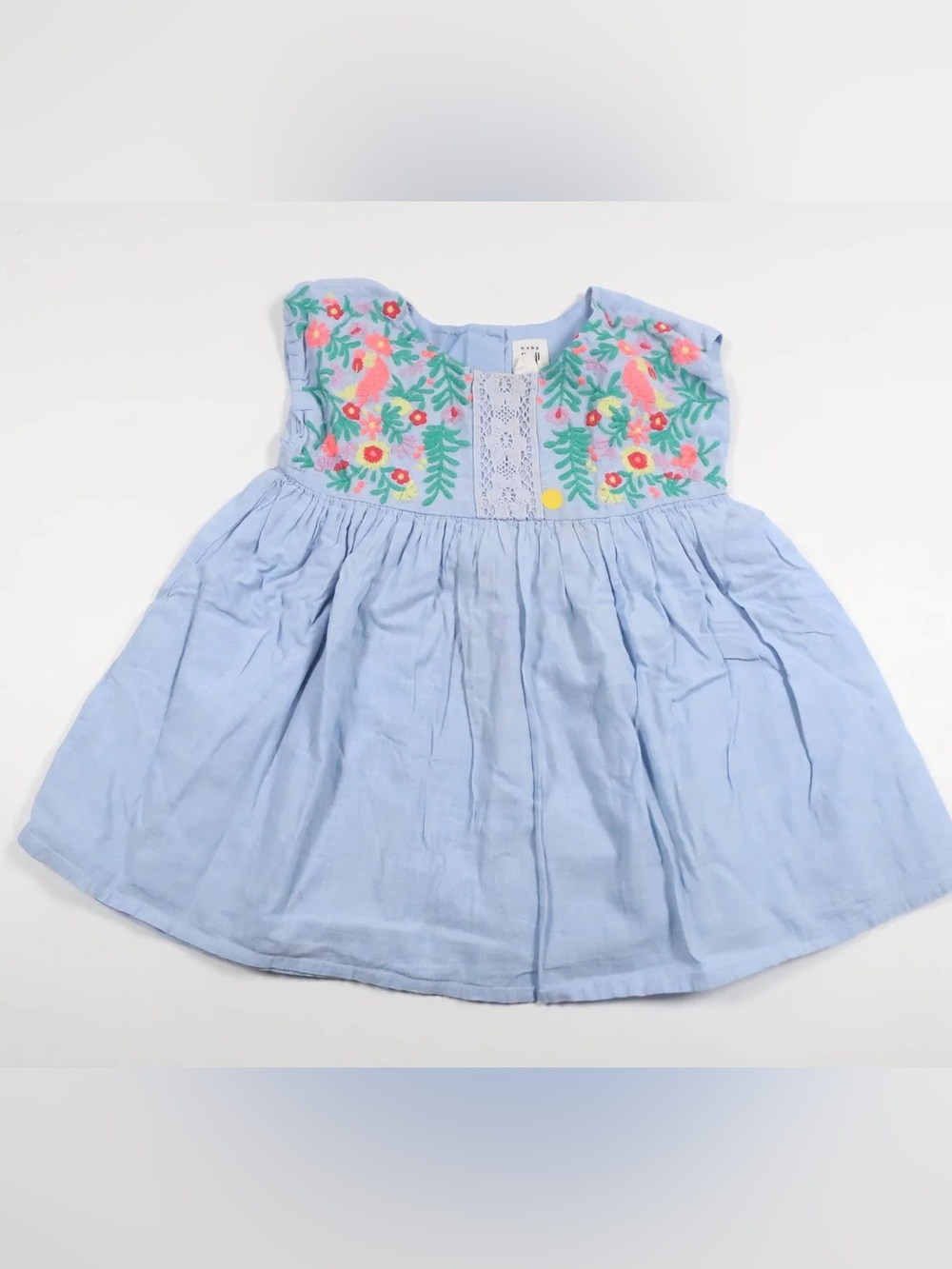 Baby Gap Floral Embroidered Dress 12-18 Months